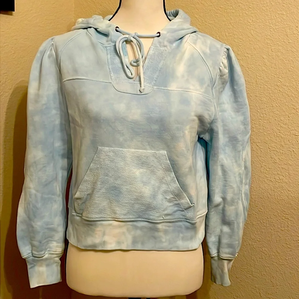 Love Shack Fancy blue Tie Dye Hoodie . NEW condition .